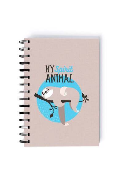Generic Spiral A5 Notebook Koala Spirit Animal Funny Cartoon Animals
