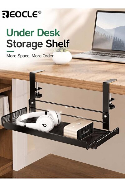 Generic Under Desk Cable Management Tray with No Drill Installation and Heavy...