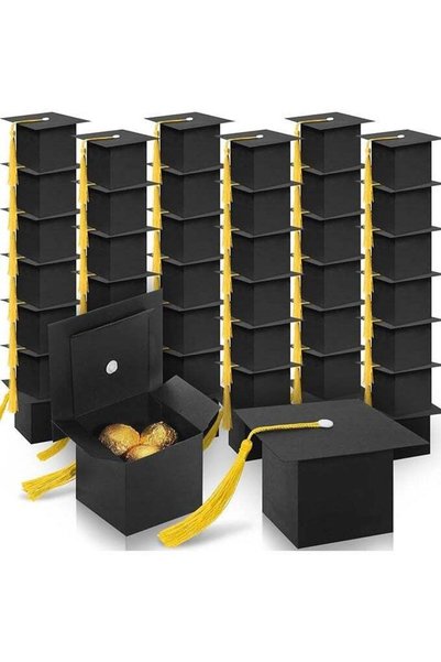 Generic 100 Pcs Graduation Candy Boxes, Class of 2026 Graduation Cap Gift Box...