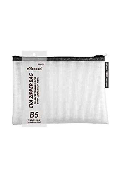 Generic B5 Thick Mesh Zipper Pouch Tough EVA Waterproof Document Storage Zipp...