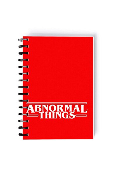 Generic Spiral A5 Notebook Abnormal Things TV Series Stranger Things Funny Ne...