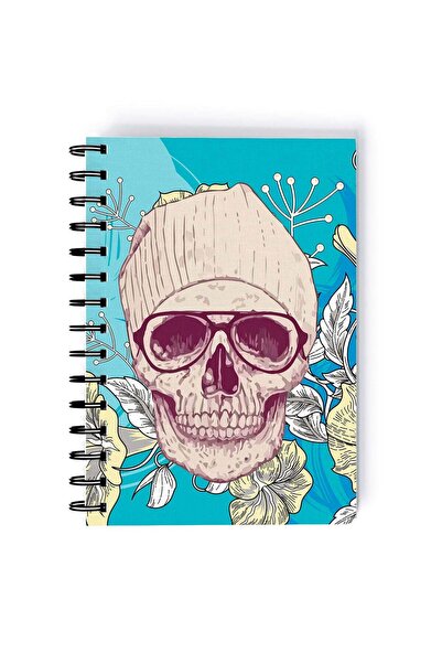 Generic Spiral A5 Notebook Zombie Undead Floral Cute