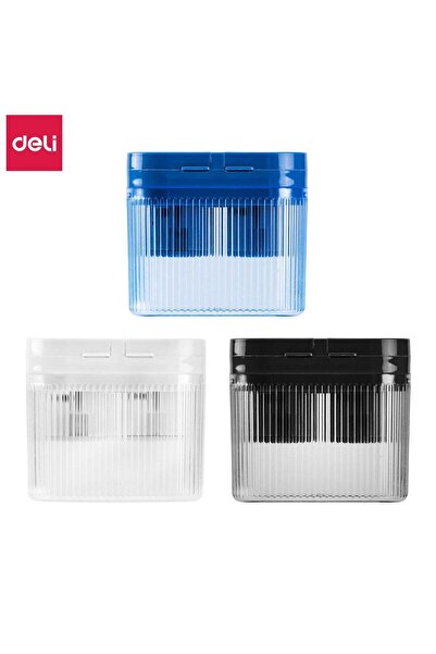 Generic Deli EH553 Pencil Sharpener with Canister 1 piece, 2-Hole for 8mm & 9...