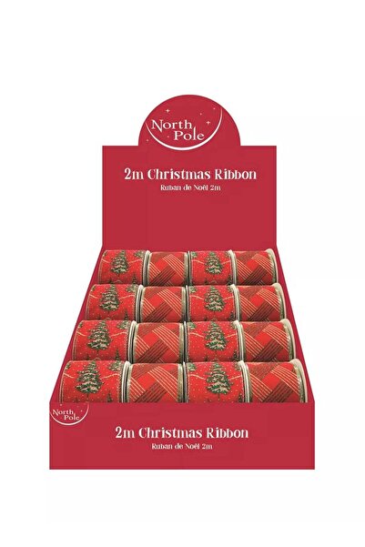 Generic Eurowrap 2M Velvet Glitter Ribbon, 1 Piece per pack.