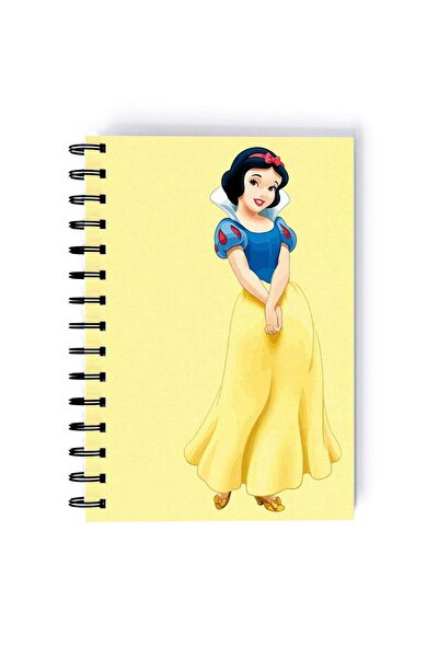 Generic Spiral A5 Notebook Snow White TV Show Classic Cartoon Yellow