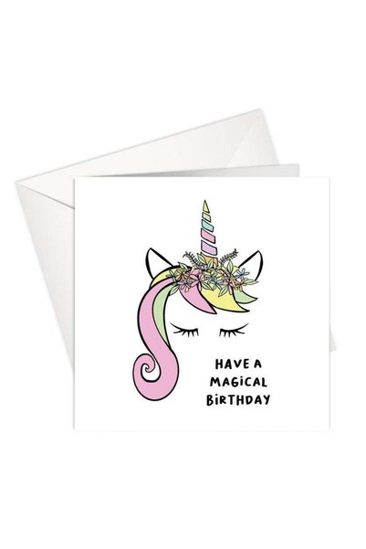 Generic Have a Magical Birthday - Square Greeting Card