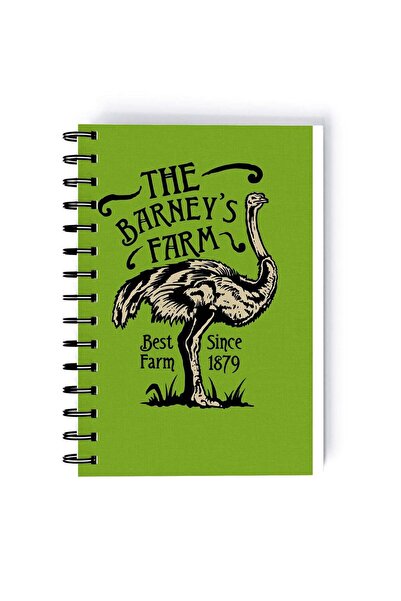 Generic Barney's Farm Rectangle Spiral A4 Notebook Multicolour