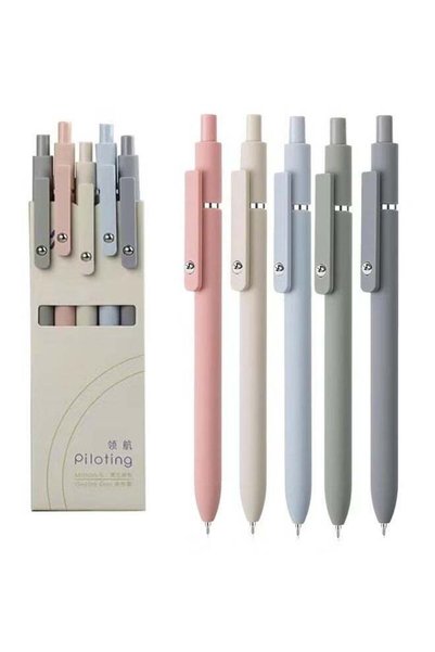 Generic 5 Pack Gel Pens, 0.5mm Premium Gel Rollerball Pens, Cute and Pretty B...