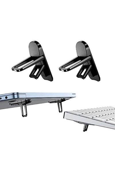 Generic Mini Foldable Laptop Stand, 2PCS Self-Adhesive Portable Invisible Com...