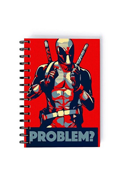 Generic Spiral A5 Notebook Dead Pool Ryan Reynolds Problem? Deadpool