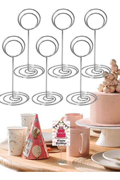 Generic 6Pack 15cm Tall Table Number Holders Place Card Holder Table Picture ...