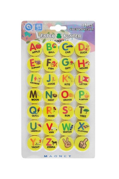 Generic 28-Piece Alphabetic Magnets For Kids
