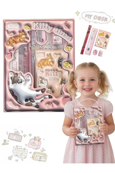 Generic Back to School Supply Kit for Girls Students Cute Stationery Set Incl...
