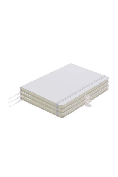 Generic Pack Of 3 Classic Lined Notebook White