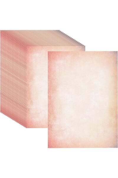 Generic 60 Sheets of Vintage Letter Paper, A4 Size Double-Sided Printed Lette...