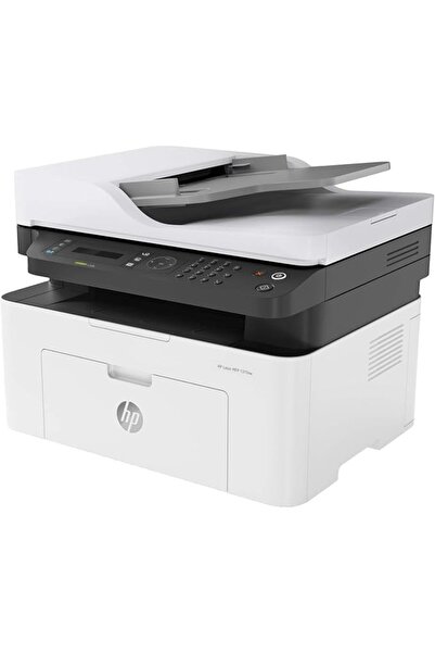 Hpamba طابعة HP Laser MFP 137fnw، طابعة أبيض وأسود للمكاتب الصغيرة، طباعة، نس...