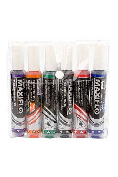 Generic 6-Piece Maxiflo Whiteboard Marker Set Multicolour