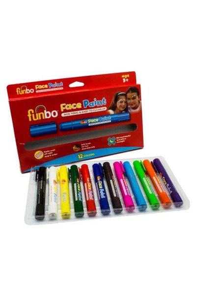 Generic 12 Colors Professional Face Painting Tubes Kits Multicolour