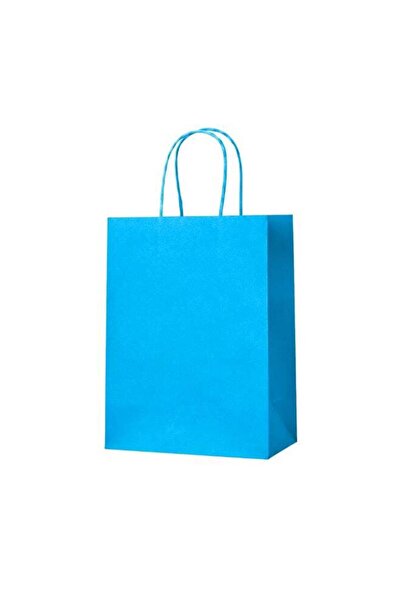Generic Sky Blue Paper Party Bags - Pack of 8