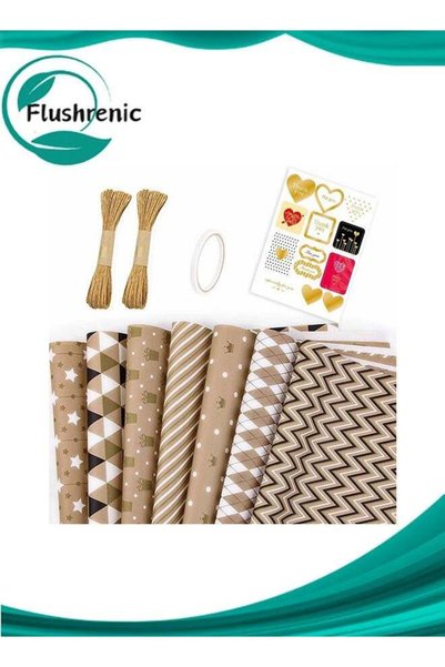 Generic Gift Wrap Paper, Gift Wrapping Paper Sheets Set 7 Pack Wrapping Paper...