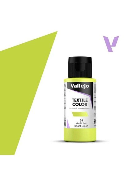 Generic Textile Fabric Paint Bright Green 54 – 60ml Bottle Matte Washable Finish