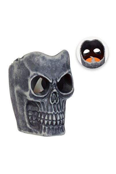 OEM Lampa de Halloween Craniu cu Lumina Colorata 6x5x7 cm – accesoriu decorat...