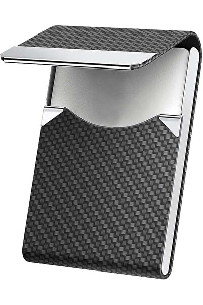 Generic Business Card Holder, PU Leather & Stainless Steel Business Card Case...