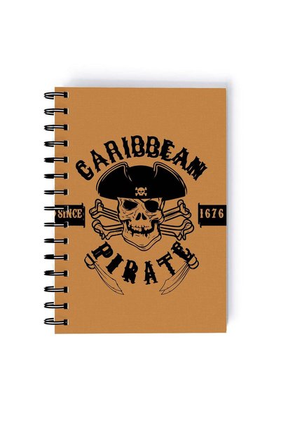 Generic Spiral A4 Notebook Pirates of the Caribbean Since 1676 Pirate Flag Pi...