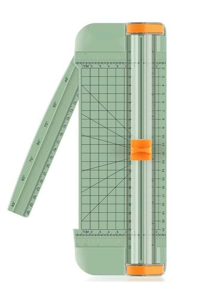 Generic A5 Paper Cutter, Straight Small Paper Trimmer with Side Ruler for Scr...