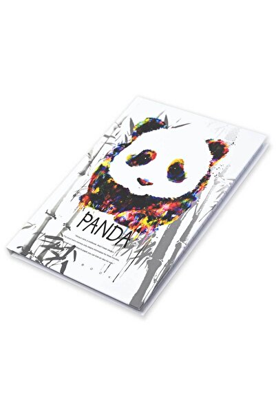 Generic FIS Pack Of 5 Hard Cover Notebook, 96 Sheets A4 Panda Design 1 -FSNBH...