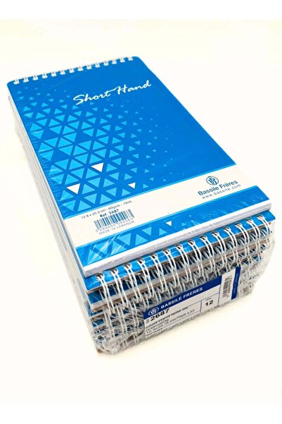 Generic Bassile Shorthand Pad – A5 Size, 60 GSM, 70 Sheets, Pack of 12, Ruled...
