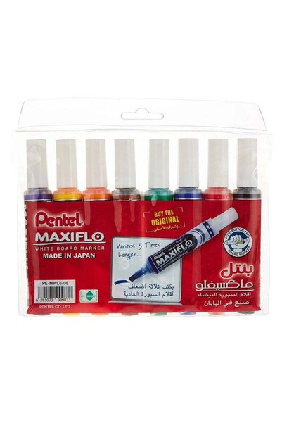 Generic 8-Piece Maxiflo Marker Set Multicolour