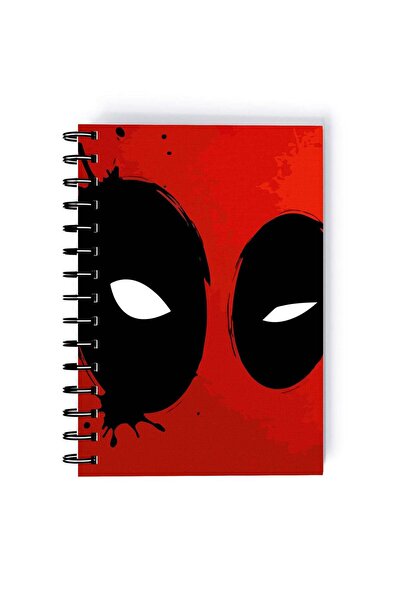 Generic Spiral A5 Notebook Dead Pool Ryan Reynolds Closeup Deadpool