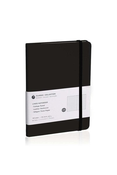Generic Lined Journal Notebook, 160 Pages Lined Journal Notebook, A5 College ...