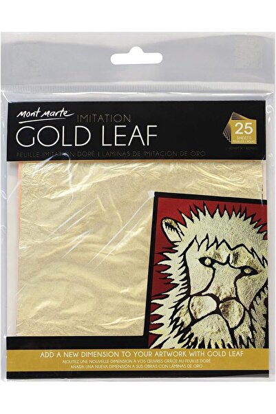 Generic Mont Marte Imitation Gold Leaf Sheets