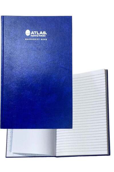 Generic Foolscap Size Manuscript Lined Register Book 144 Pages