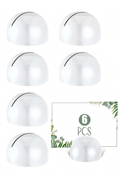 Generic 6 Pcs Table Number Holder Round Place Card Holders Wedding Table Numb...