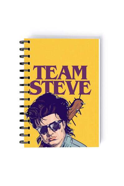 Generic Spiral A5 Notebook Team Steve TV Series Stranger Things Netflix