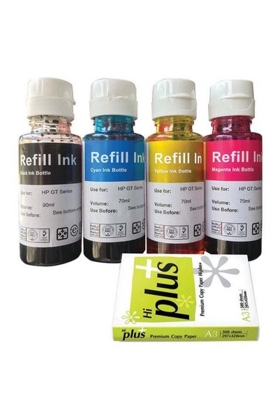 Generic 4-Piece Office Maker Gt51/Gt52 Refill Kit Multicolour