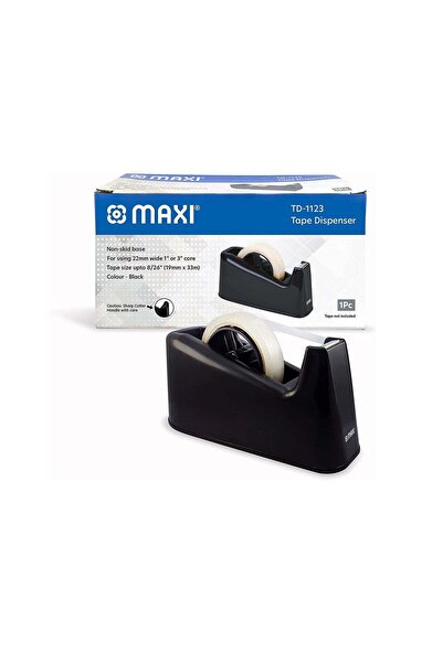 Generic Maxi Tape Dispenser, 8/26-Inch Size, Black