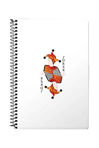 Generic Joker A5 Spiral Notebook White
