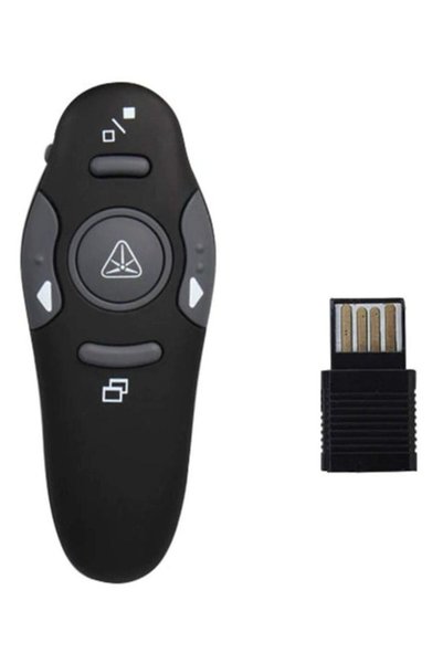 Generic 2.4ghz Wireless Usb Powerpoint Ppt Presentation Presenter Mouse Remot...