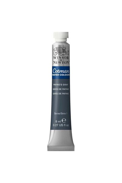 Generic Cotman Watercolour Paint Tube 8ml Content Payne's Gray