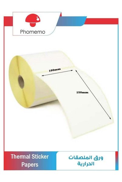 Generic Direct Thermal Barcode Label Stickers, 4" X 6" 500 Per Roll (100mm 15...