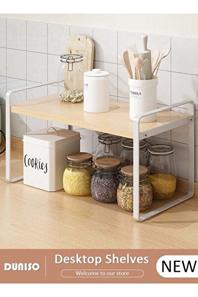 Generic Desktop Shelves, 2 Tier Desktop Shelf Organizer, Desktop Organizer Sh...
