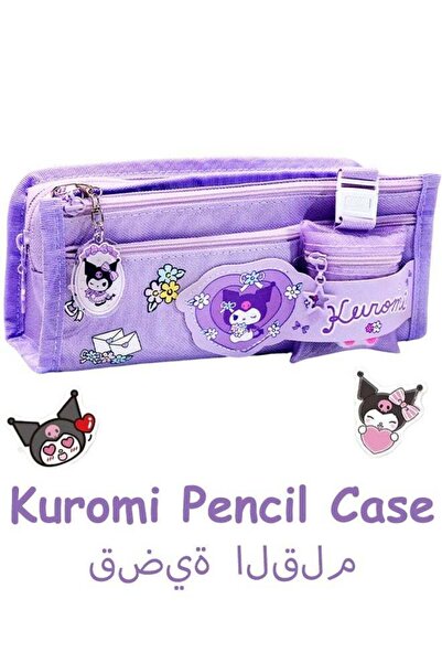 Generic Sanrio Kuromi Large Capacity Pencil Case 5 Compartment Pouch Pen Bag ...