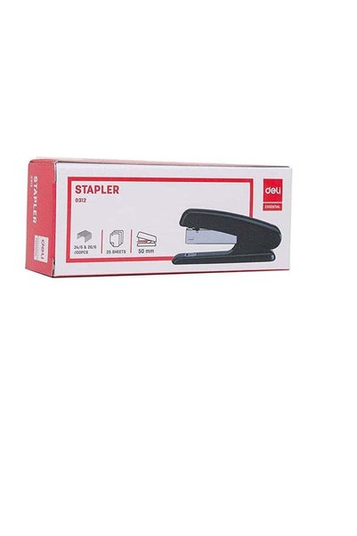 Generic Deli 0306 Medium Stapler 26/6 – 25-Sheet Office Stapler in Multicolor