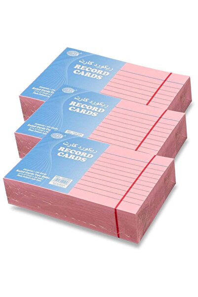 Generic FIS® Ruled Record Cards or Index Cards, Size:5"x3" Inches (127x76mm),...