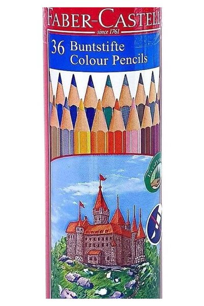 Generic Faber-Castell Classic Colour Pencils - 36 Multicolor Pencils in Round...