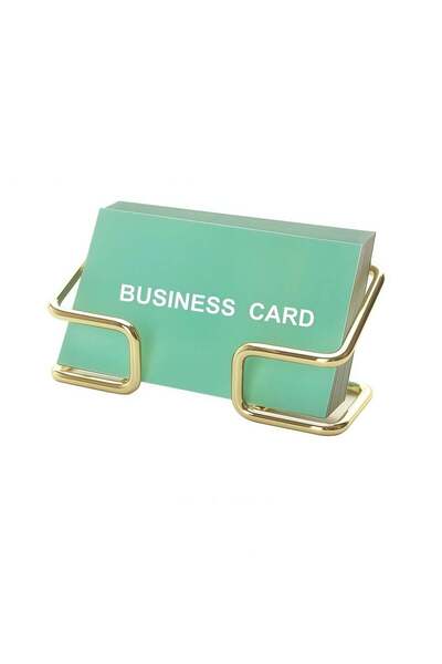 Generic Business Card Holder for Desk, Cute Metal Card Organizers and Office ...